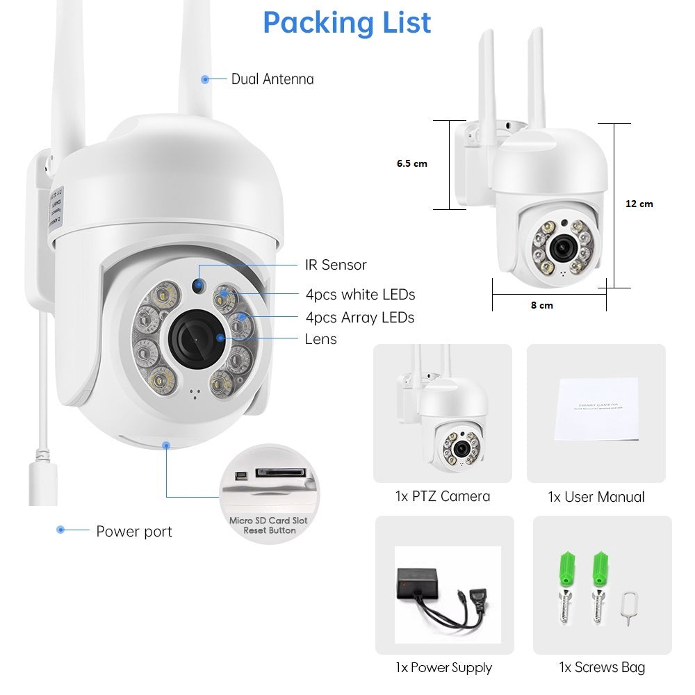 Camera de supraveghere WIFI, ICSEE PRO, 2MP
