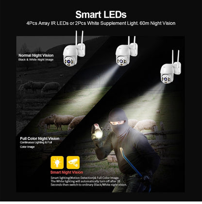 Camera Supraveghere PTZ QHD 4MP WIFI LS-QW25 ICSEE PRO, BESEDER