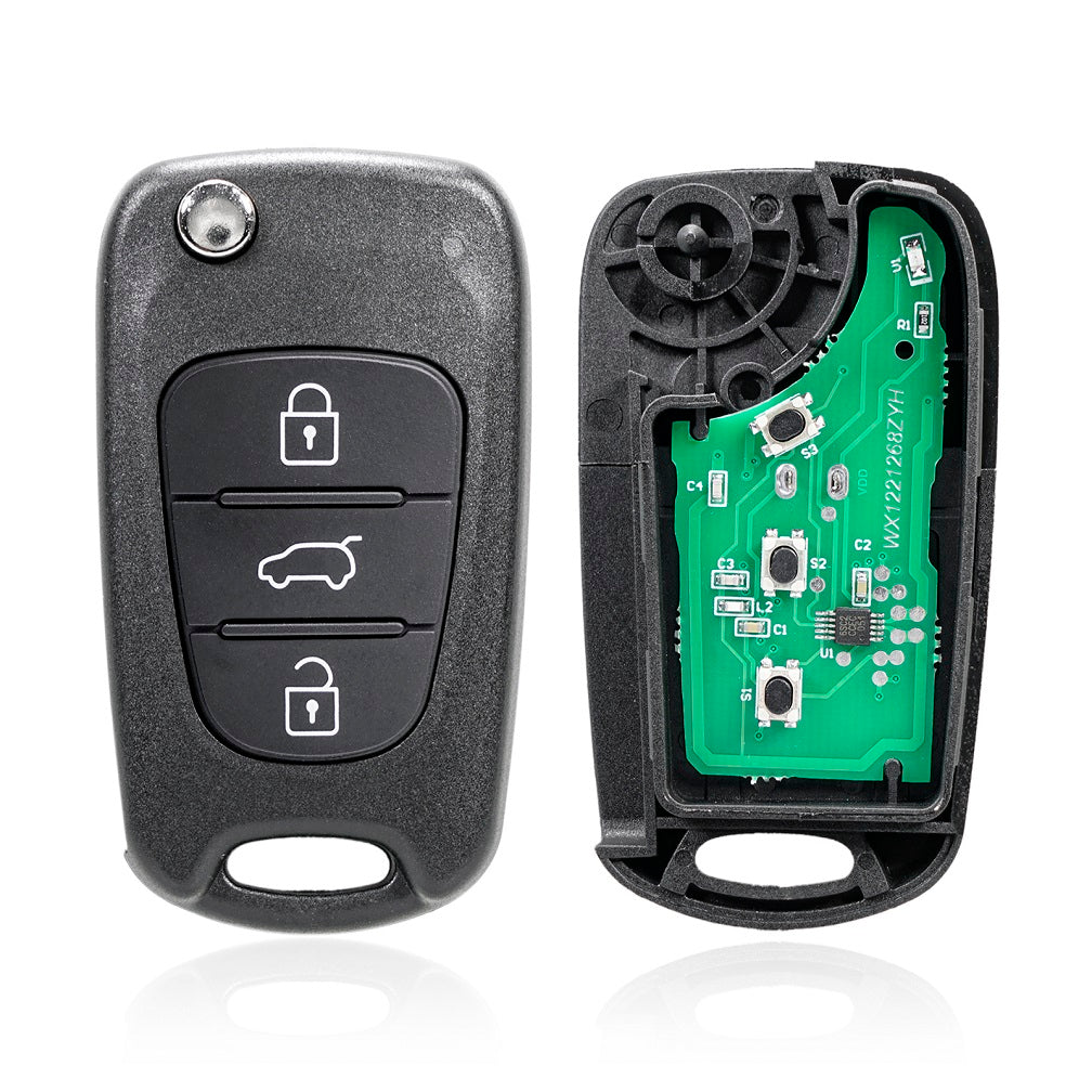 Cheie auto completa Hyundai 3 butoane, 433 mhz ID46 BESEDER