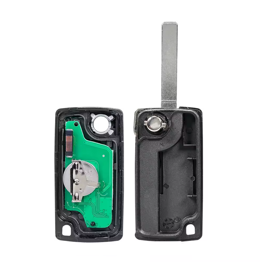 Cheie auto completa 2 butoane Citroen Peugeot 433MHz ID46 CE0536 BESEDER