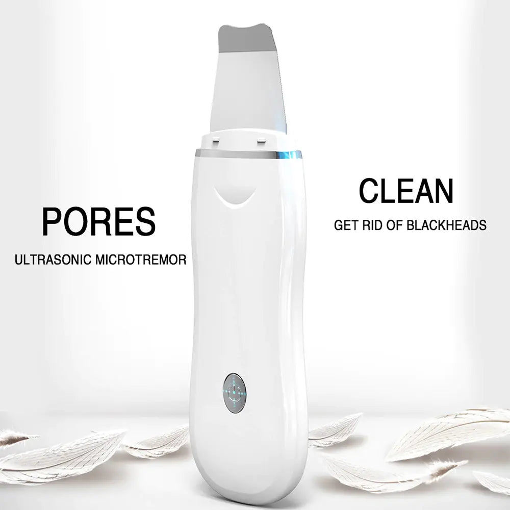 Aparat de curatare faciala cu microvibratii, lifting ten, skin scrubber, indepartare puncte negre