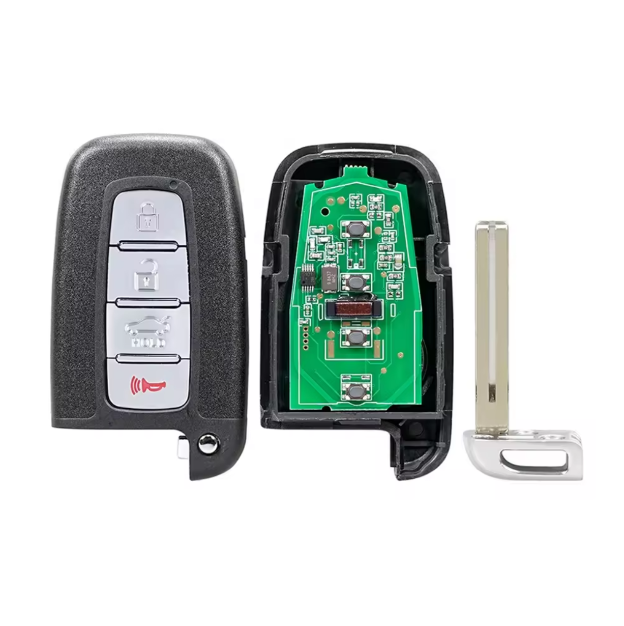 Cheie completa, Keyless Entry, pentru Hyundai, Kia, 4 butoane, 315Mhz, Chip ID46