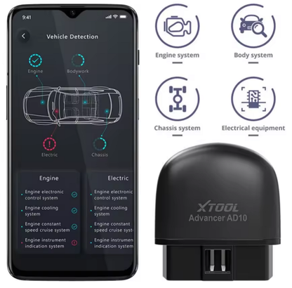 Interfata Diagnoza XtooL AD10 OBD2, Blutooth 4.2