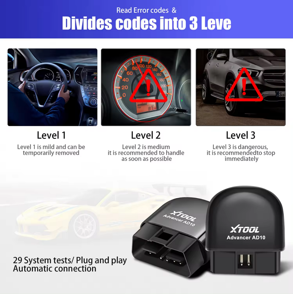 Interfata Diagnoza XtooL AD10 OBD2, Blutooth 4.2