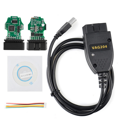 Interfața diagnoză auto profesională dedicată V20.4, compatibilă cu VW, AUDI, SEAT, Skoda