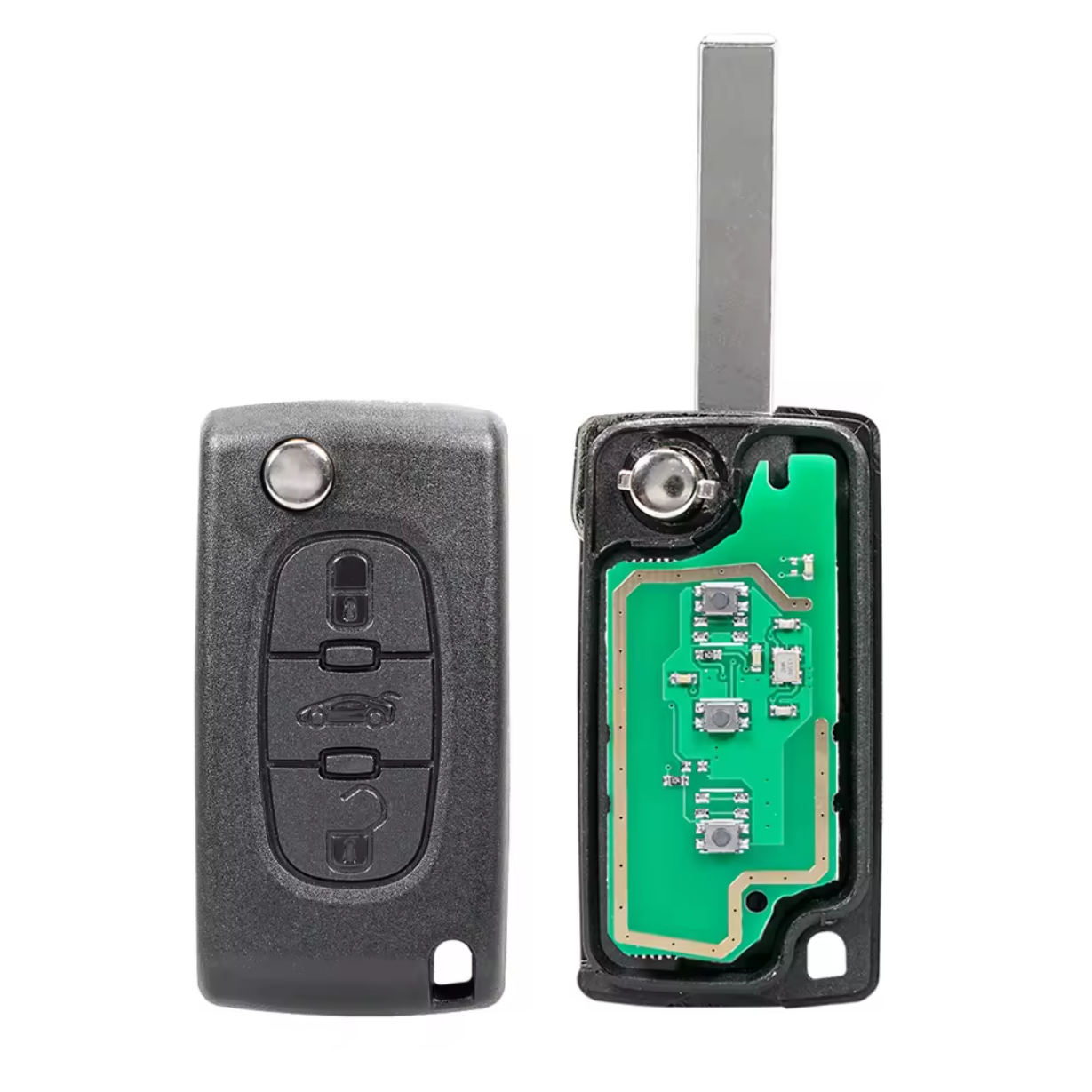 Cheie auto completă Peugeot Citroen CE0536 buton portbagaj 433MHz ID46 Chip BESEDER