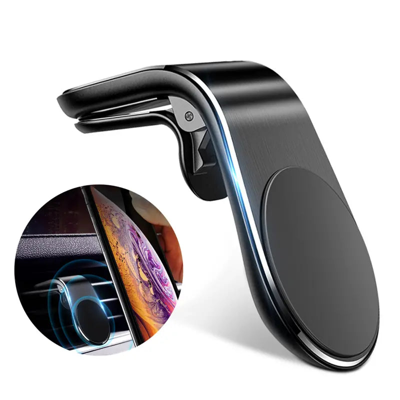 Suport auto magnetic, universal, prindere grila bord