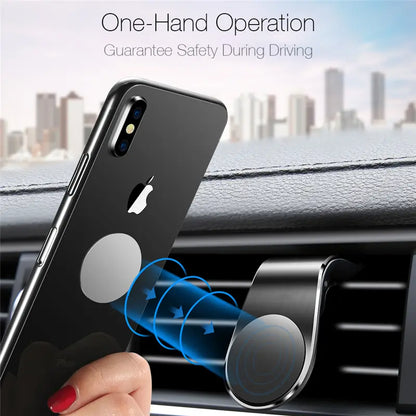 Suport auto magnetic, universal, prindere grila bord