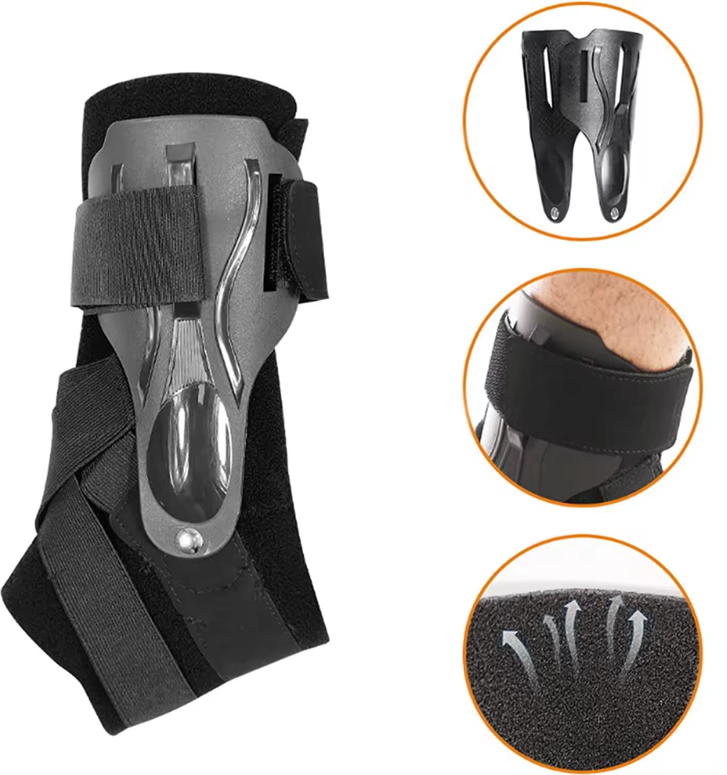 Suport sustinere glezna, cu stabilizare, neopren, plastic, velcro