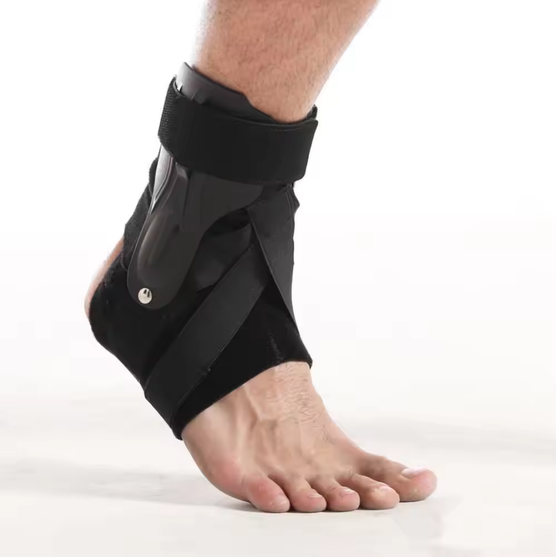Suport sustinere glezna, cu stabilizare, neopren, plastic, velcro