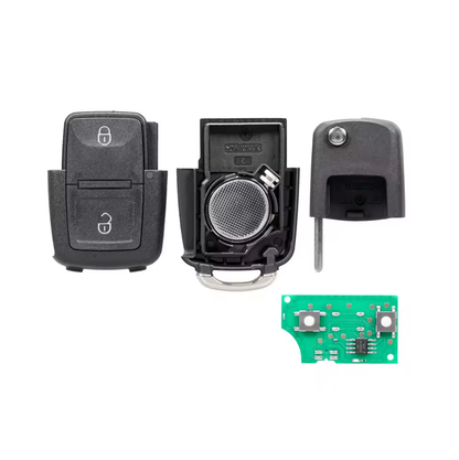 Cheie Auto Volkswagen 1J0959753AG, Completă, 2 Butoane, 433 MHz, ID48 BESEDER