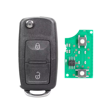 Cheie Auto Volkswagen 1J0959753AG, Completă, 2 Butoane, 433 MHz, ID48 BESEDER