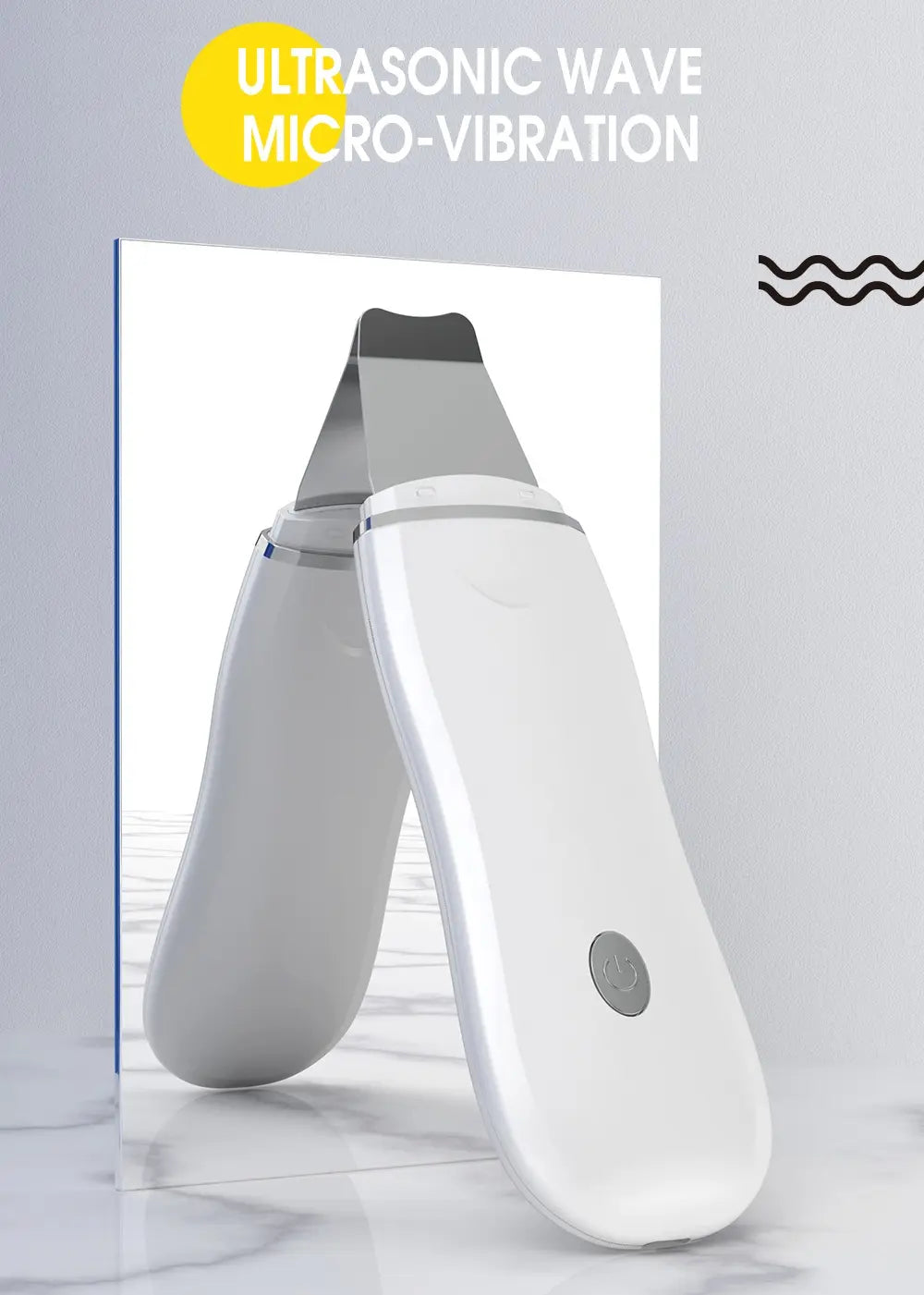 Aparat de curatare faciala cu microvibratii, lifting ten, skin scrubber, indepartare puncte negre
