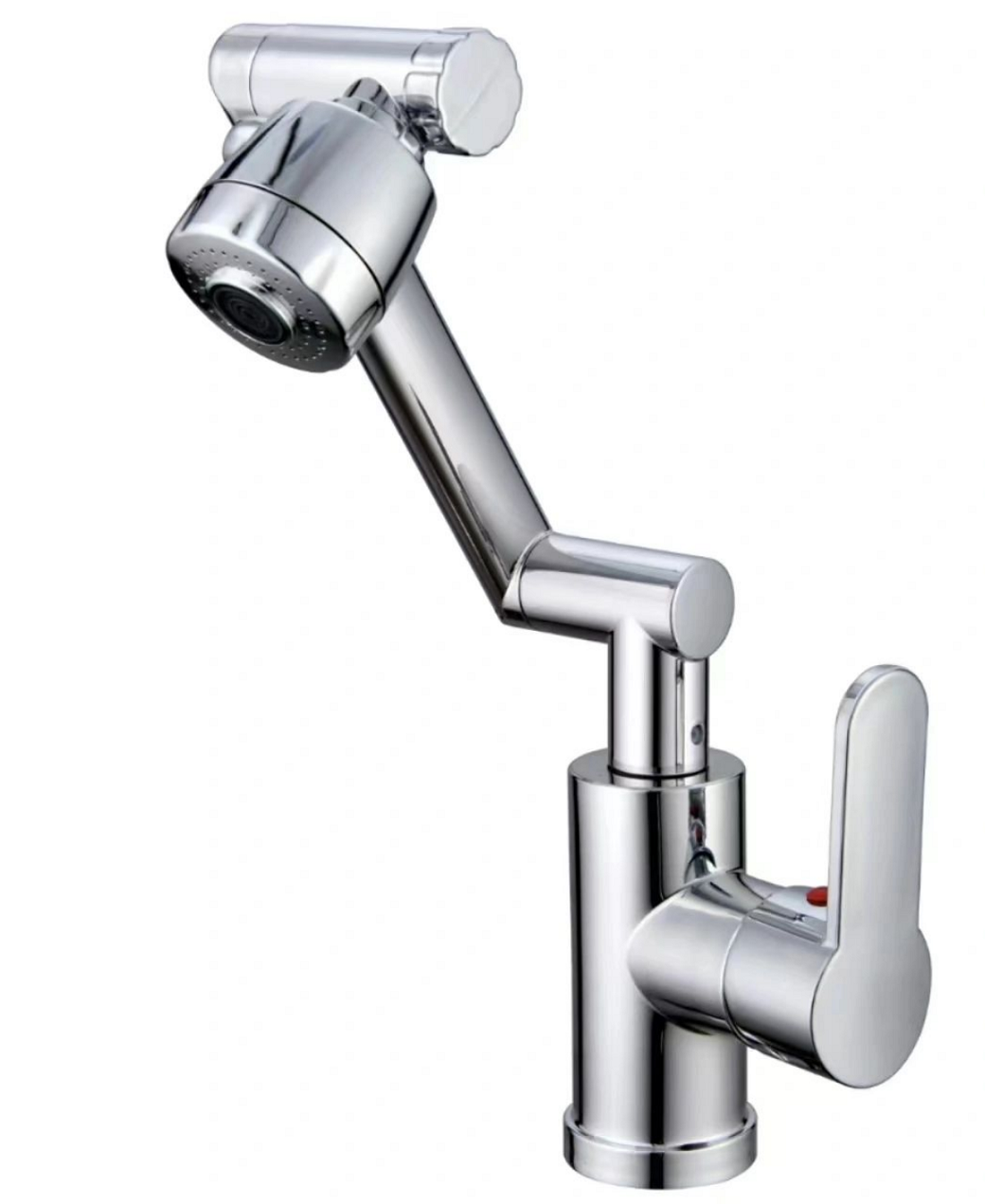 Baterie Bucătărie și Baie Inox BESEDER, Rotire 1080°, Cartuș Ceramic, 2 Moduri de Curgere