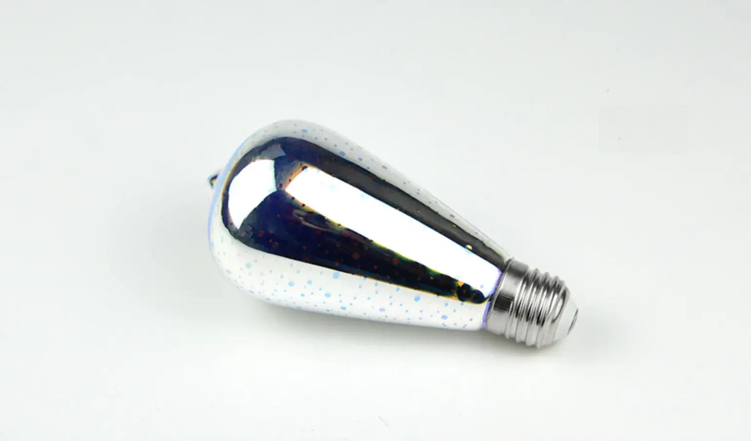 Bec LED, 3D, decorativ, ST64, E27, 3W, 25 lm, lumina alba si calda