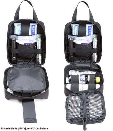 BESEDER Borsetă Tactică MOLLE 900D Multifuncțională, 2.7L, cu Prindere pe Rucsac sau Curea