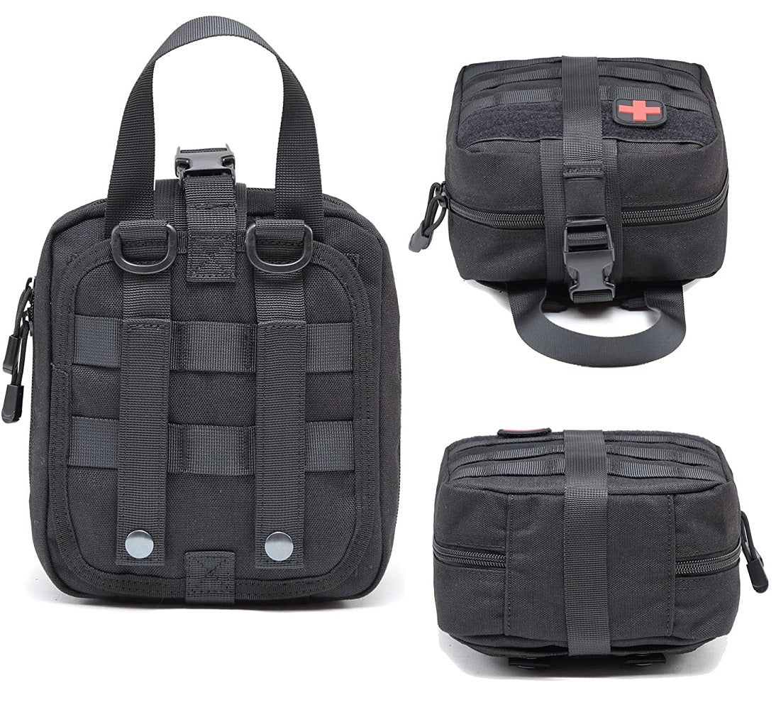 BESEDER Borsetă Tactică MOLLE 900D Multifuncțională, 2.7L, cu Prindere pe Rucsac sau Curea