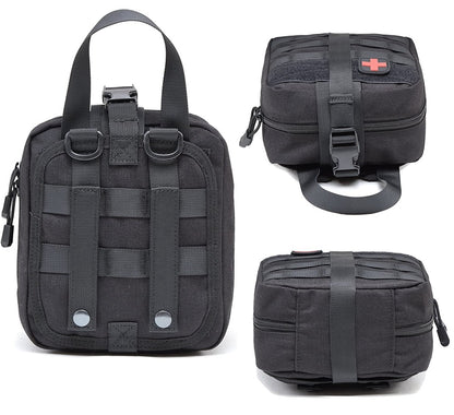 BESEDER Borsetă Tactică MOLLE 900D Multifuncțională, 2.7L, cu Prindere pe Rucsac sau Curea