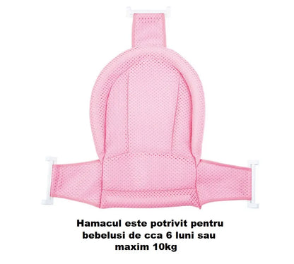 Cădiță pliabilă cu hamac ergonomic, termometru, BESEDER - ideală pentru bebeluși