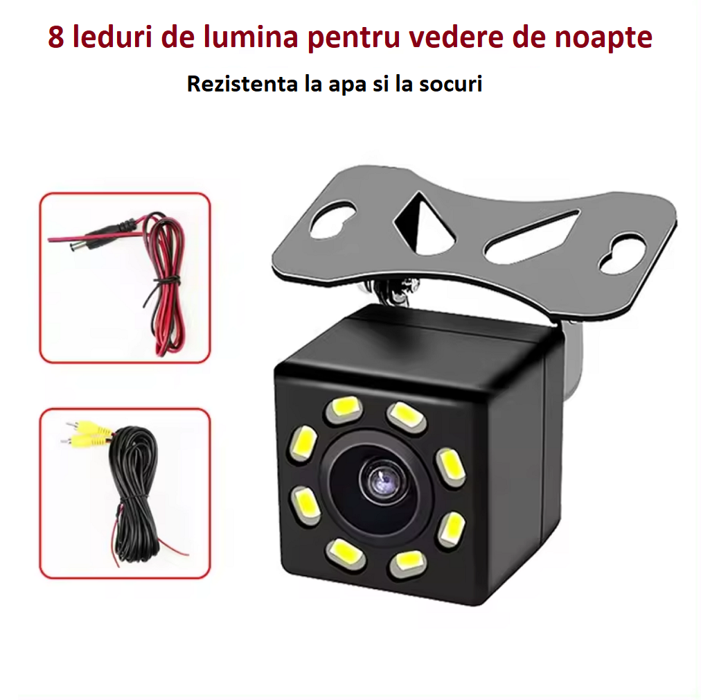 Camera marsarier cu 8 leduri, rezistenta la apa si praf