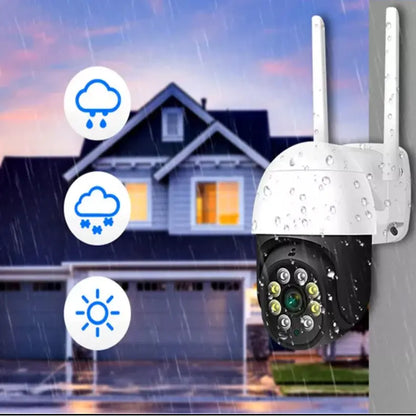 Cameră Supraveghere Smart BESEDER 4MP QHD, WiFi, Zoom 4X, Tuya, Night Vision