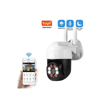 Cameră Supraveghere Smart BESEDER 4MP QHD, WiFi, Zoom 4X, Tuya, Night Vision