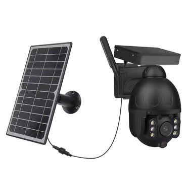 Cameră de Supraveghere WiFi Tuya Exterior, 2MP, cu Panou Solar, Rotire, IP67, Comunicare Bidirecțională - BESEDER
