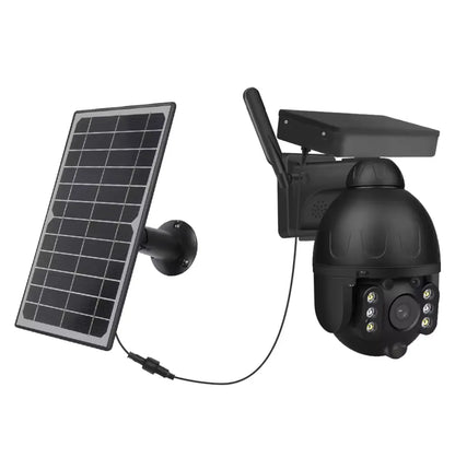 Cameră de Supraveghere WiFi Exterior 4MP, Ubox, cu Panou Solar, Rotire, IP67, Comunicare Bidirecțională - BESEDER