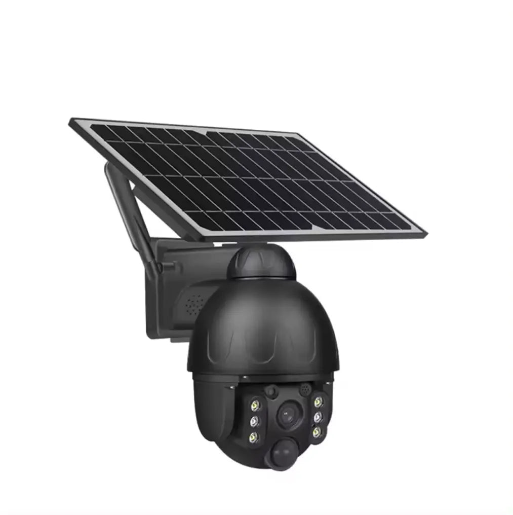 Cameră de Supraveghere WiFi Exterior 4MP, Ubox, cu Panou Solar, Rotire, IP67, Comunicare Bidirecțională - BESEDER