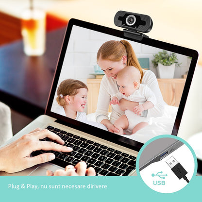 Camera web, SS350 , Full HD 2MP 1080p, 30FPS