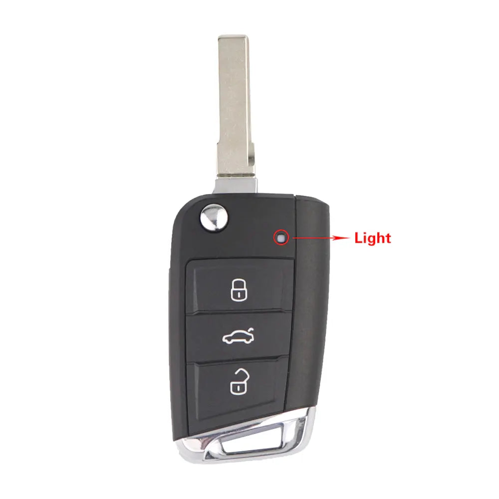 Carcasă cheie pentru Volkswagen Skoda Seat, lamă HU66, BESEDER
