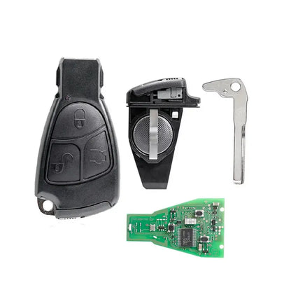 Cheie auto completă Mercedes 3butoane 433MHz W203 W211 W164 BESEDER