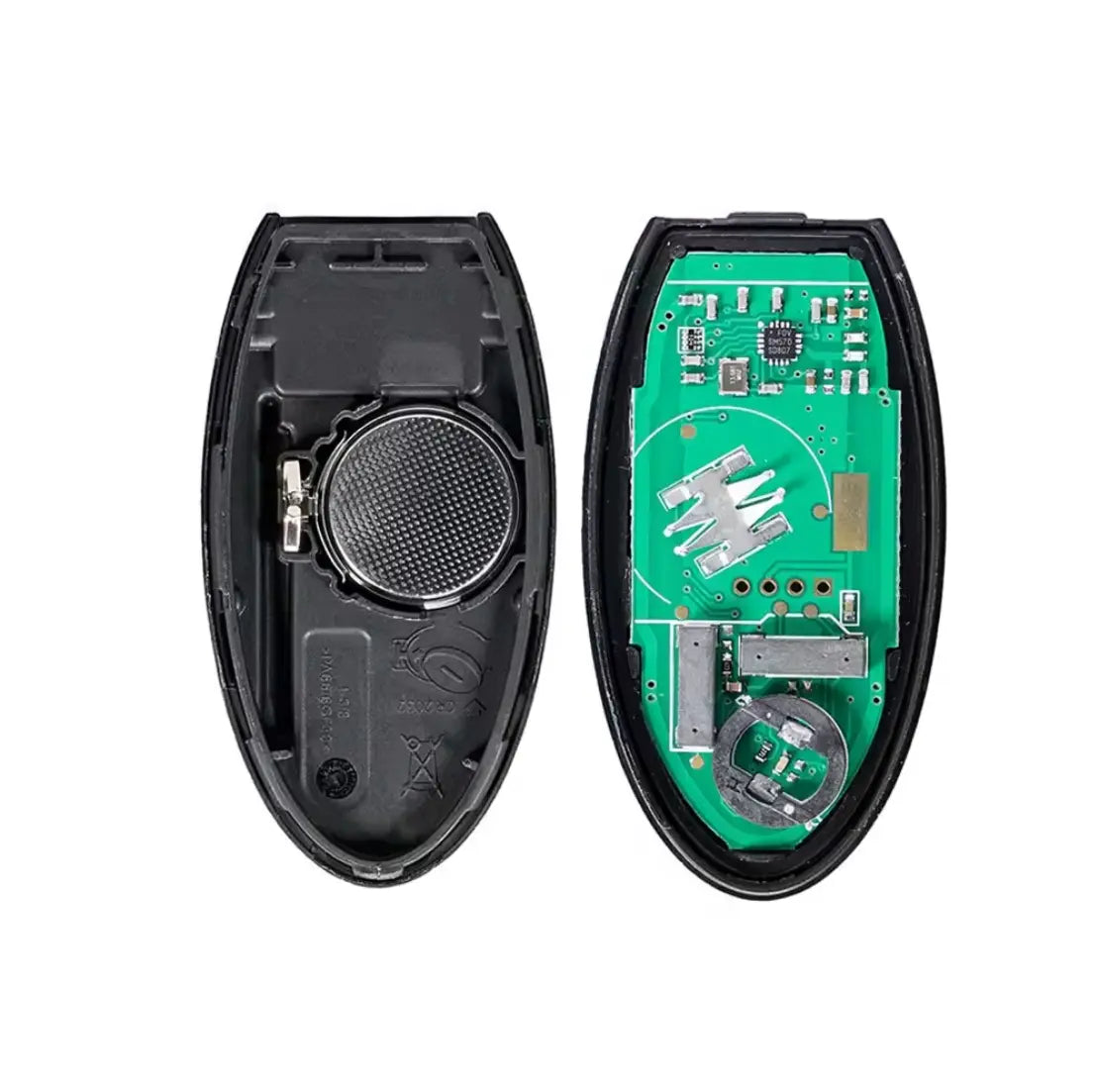 Cheie completă Nissan Qashqai X-Trail 433MHz, Chip 4A, 2 Butoane BESEDER