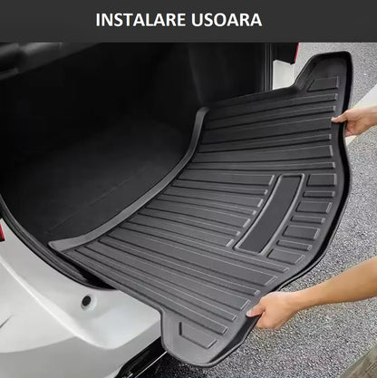 Covoraș Portbagaj Audi Q3 2015-2018, TPE, Rezistent la Apă și Murdărie, Design Antiderapant, BESEDER