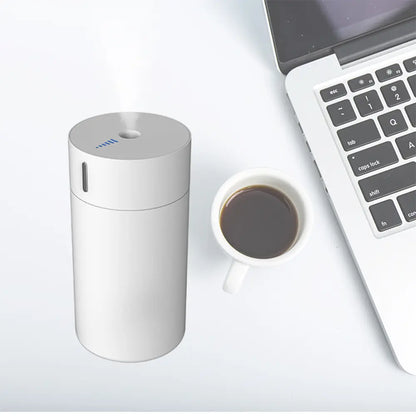 Difuzor Aromaterapie Premium 100ml BESEDER, Lumina de Veghe, USB, Pentru Cameră sau Mașină, cu 10ml Ulei Esențial Iasomie