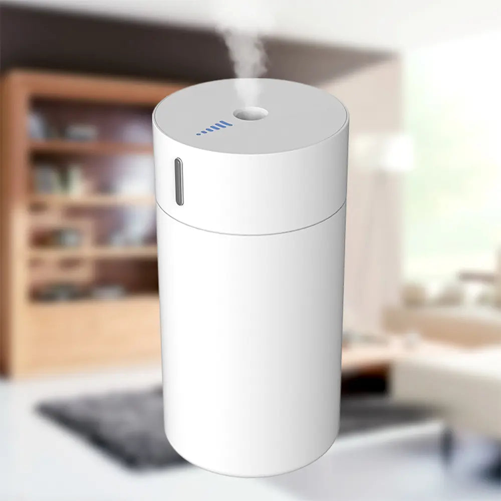 Difuzor Aromaterapie Premium 100ml BESEDER, Lumina de Veghe, USB, Pentru Cameră sau Mașină, cu 10ml Ulei Esențial Iasomie