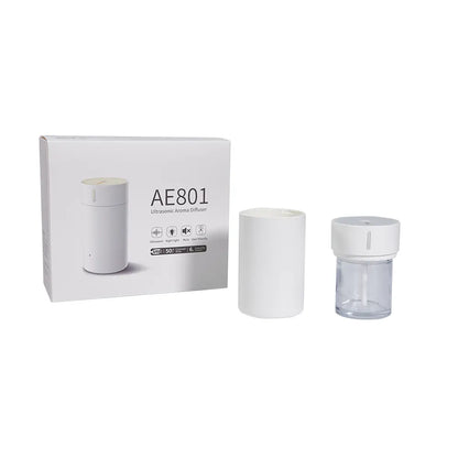 Difuzor Aromaterapie Premium 100ml BESEDER, Lumina de Veghe, USB, Pentru Cameră sau Mașină, cu 10ml Ulei Esențial Iasomie