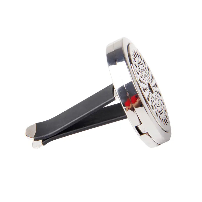 Set 3 Difuzoare Auto Aromaterapie Inox Magnetice - Arborele Vieții, BESEDER