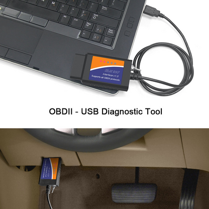 Interfata Diagnoza Auto ELM327 USB, chip 25k80 si CH340, MS CAN, HS CAN, FORScan BESEDER
