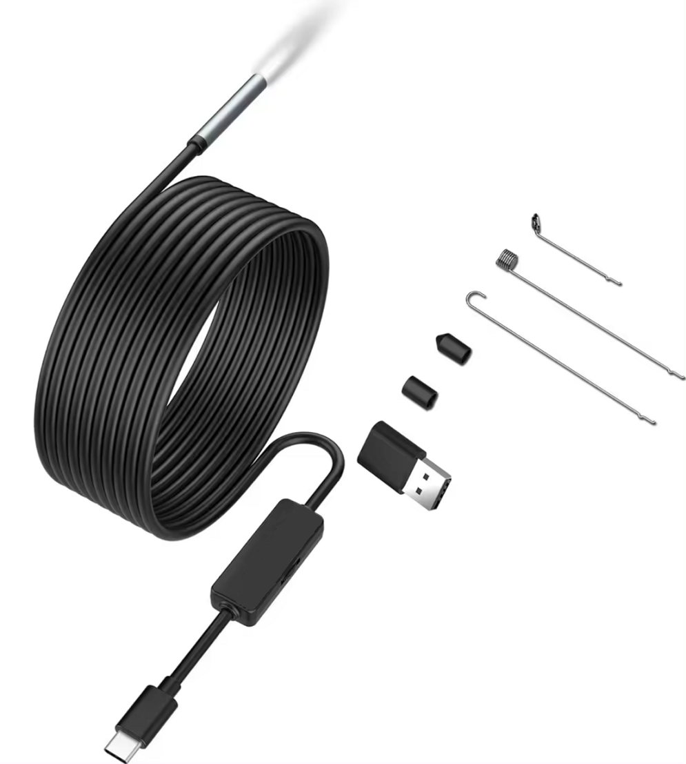 Camera Endoscope, USB Tip C, HD, Flexibila, 5.5 mm, 6 Leduri