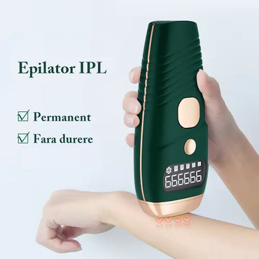 Epilator IPL W1092 pentru epilare definitivă, BESEDER, 5 trepte de intensitate