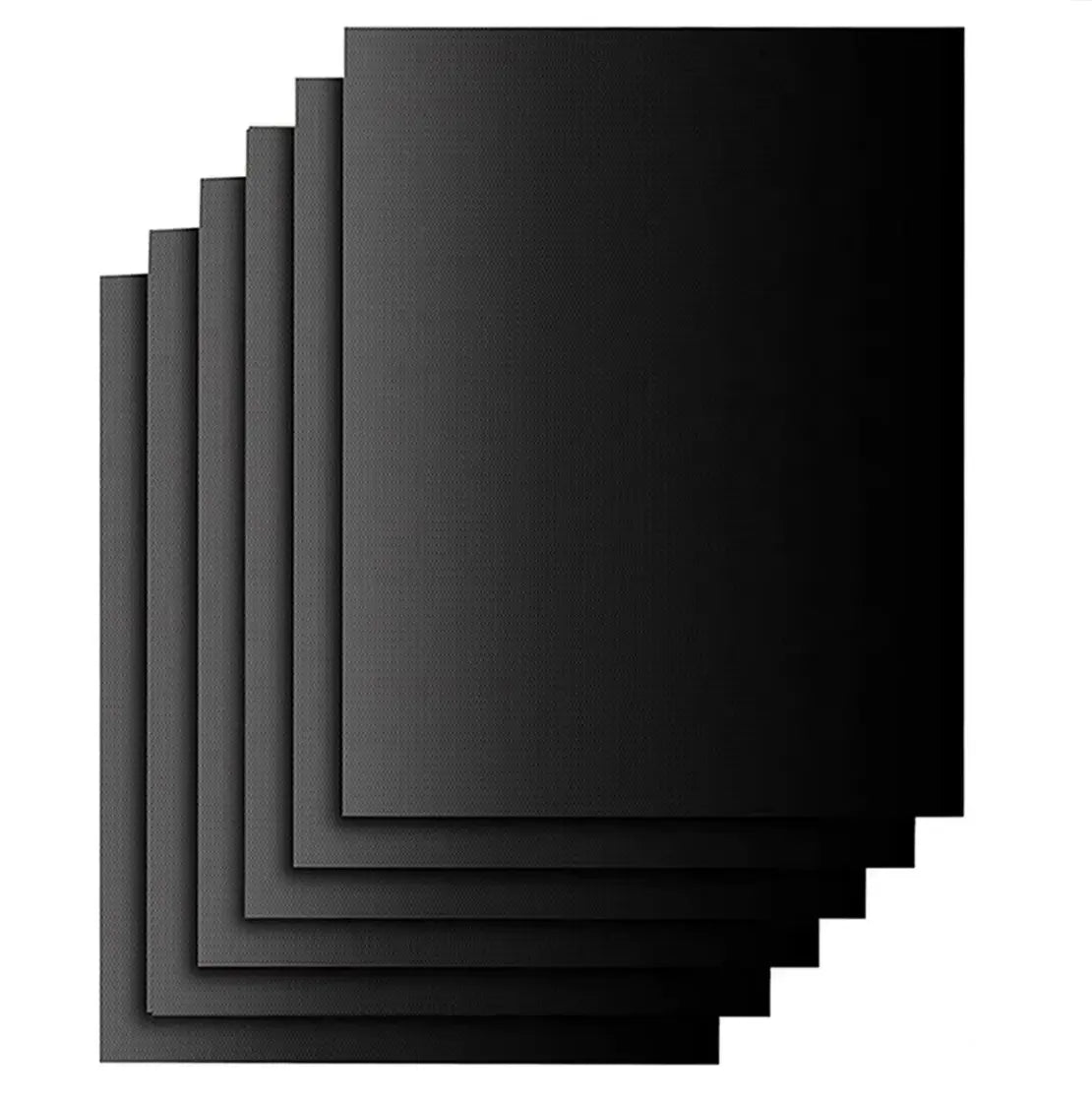Set de 3 Foliile Antiaderente pentru Grătar, Teflon, BBQ Grill Mat, Rezistente la Căldură