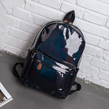 Rucsac Holografic Negru Casual Școală BESEDER