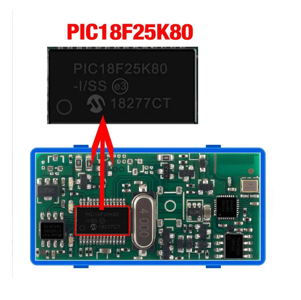 Interfața ELM327 Bluetooth chip 18F25K80 2 plăci pentru Diagnoza Auto BESEDER