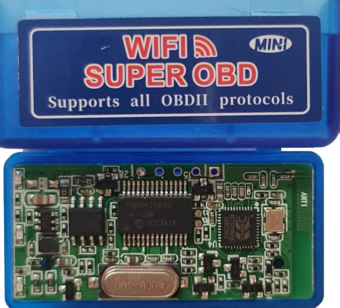 Interfața Mini ELM327 WiFi chip 18F25K80 pentru Diagnoza Auto BESEDER