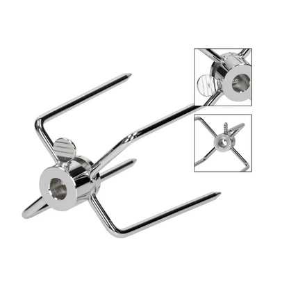 Kit Rotisor Universal pentru Grătar, Oțel Inoxidabil, 820 mm, Montare Ușoară, Accesorii Complete, BESEDER