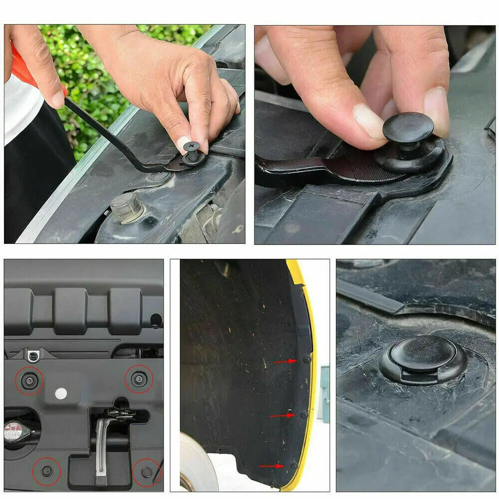 Set 416 piese Cleme Clipsuri Fixare Auto Interior Exterior BESEDER