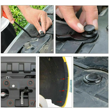 Set 416 piese Cleme Clipsuri Fixare Auto Interior Exterior BESEDER