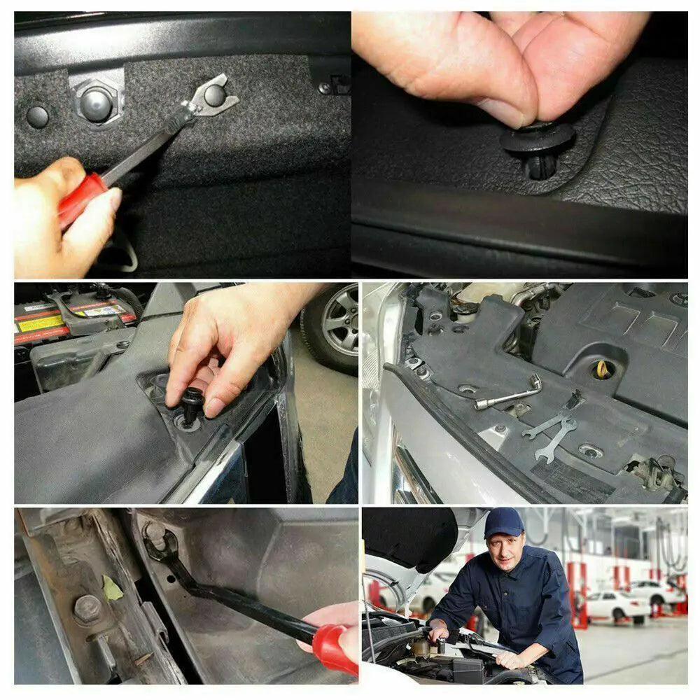 Set 416 piese Cleme Clipsuri Fixare Auto Interior Exterior BESEDER