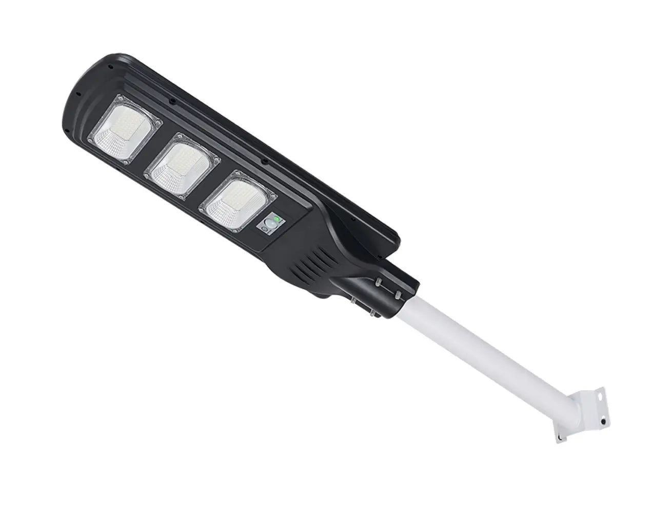 Lampa Stradala LED cu Incarcare Solara, 100W-300W, senzor miscare, acumulator intern, telecomanda